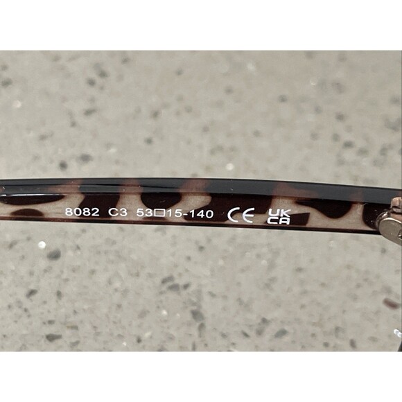 EYEGLASSES 8082 c3 53-15 140 Frames Only Tortoise Full rim